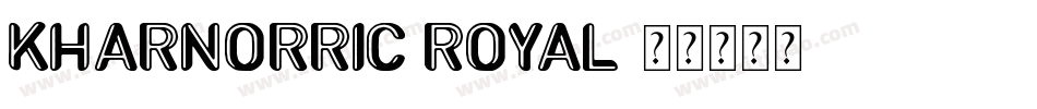 Kharnorric Royal字体转换